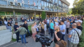 Protest na Novom Beogradu